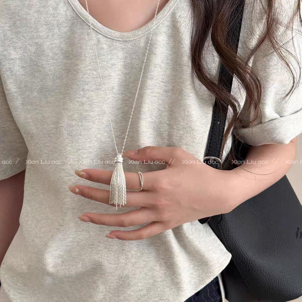 Ozean Patrick Star Lange Halskette Damen Nische Vintage Vielseitige Pulloverkette Hals