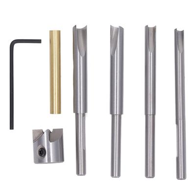 13 Stück Stifthülsen-Trimm-System Kohlenstoffstahl-Schäfte für Holzbearbeitungs-Stift-Set