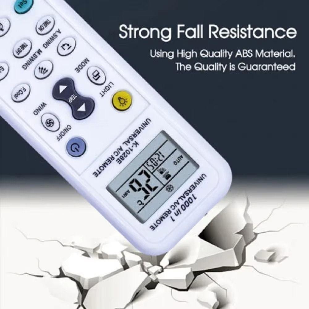 Durable Universal Air Conditioner Remote Control 1000 in 1 Low Power AC Controller K-1028E LCD Remote Control