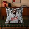 Rapper Lil Durk Deep Thoughts Pillow Gift Home Office Decoration Bedroom Sofa Car Cushion Cover case 45x45