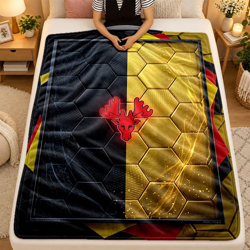 Flannel BlanketWatford Football Warm Soft Throw Blanket for Indoor Sofa Bed Living Room Use