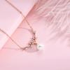 Sweater Lucky Flower Branch Laurel Sweet Necklace Women's Light Luxury Niche Design Sense Flower Pearl Necklace