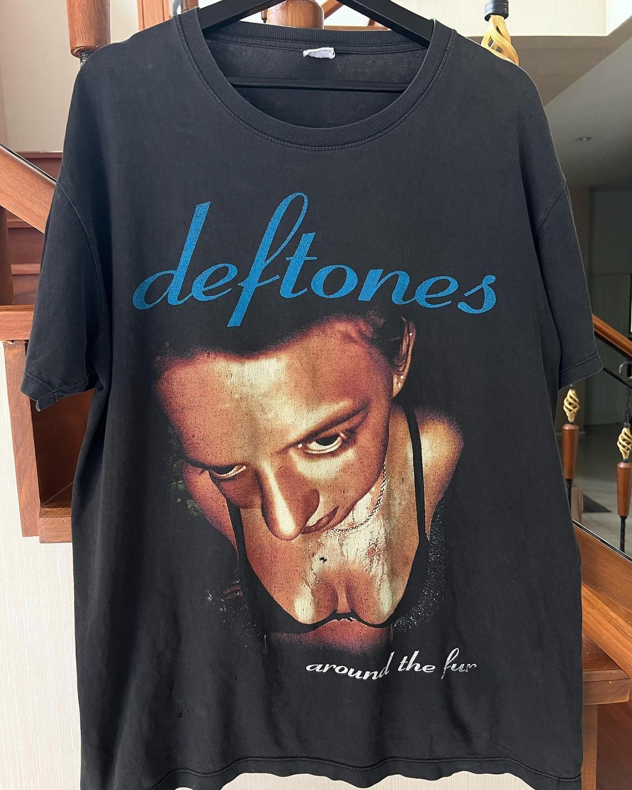 Deftones Around The Fur Band Basic Black Unisex Tshirt Reprint S-5XL WA4175 XXL