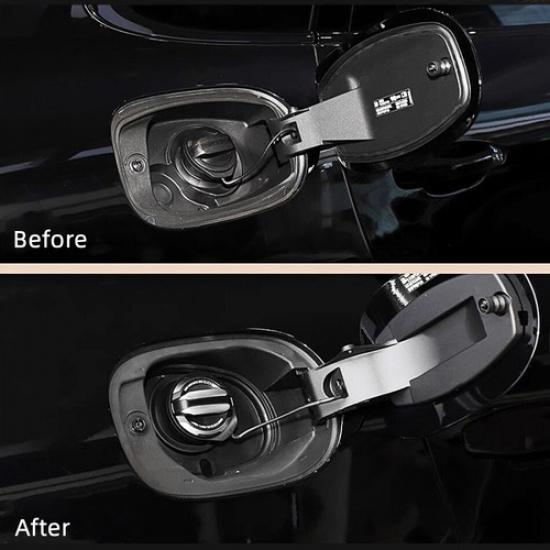 Black Silver Car Fuel Tank Cap Upgrade Change For Porsche Macan Cayenne 958 981