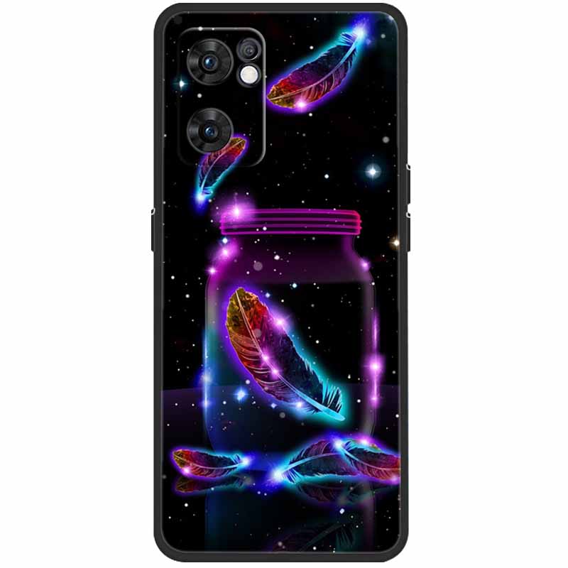 For Oppo Find X5 Lite Case Silicone Soft Protective Black TPU Phone Funda for Oppo Find X5Lite 5G 2022 Case CPH2371 Fashion Bag