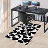 1PC cow print Extra Large Non Slip Floor carpet, Office, family, bedroom, Studio Large Area Rug Indoor Rugs, Vibrant Colors