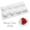 8 Heart Shaped Chocolate Ice Jelly Silicone Mould Mold Tray Cake Pastry Fondant