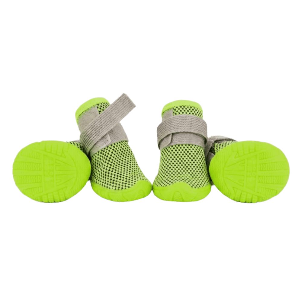 Breathable Dog Mesh Shoes Soft Summer Dog Shoes Anti Slip Dog Shoes for 4PCS/SET Spring Summer