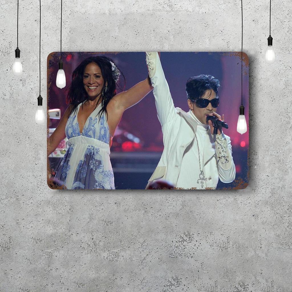 Sheila E Decor Poster Vintage Tin Sign Metal Sign Decorative Plaque for Pub Bar Man Cave Club Wall Decoration