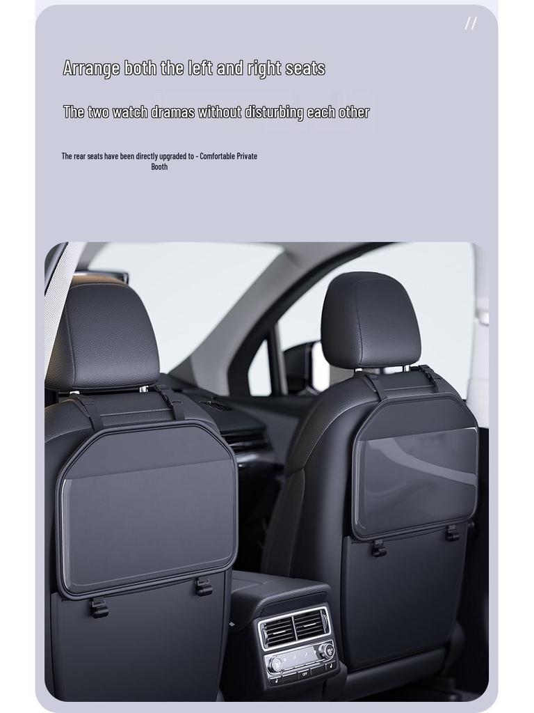Car Back Seat Organizer for Road Trips & Binge-Watching