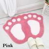Cute Flocking Carpet  Door Mat Carpet Floor Rug Anti Slip Bathroom Rug Foot Pad