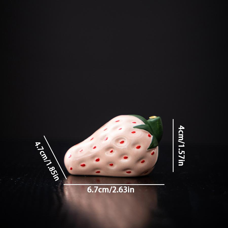 Strawberry Incense Burner Tea Pet Ornament Cute Ornament Thread Fragrance Tray Tea Table Creative Fragrance Path