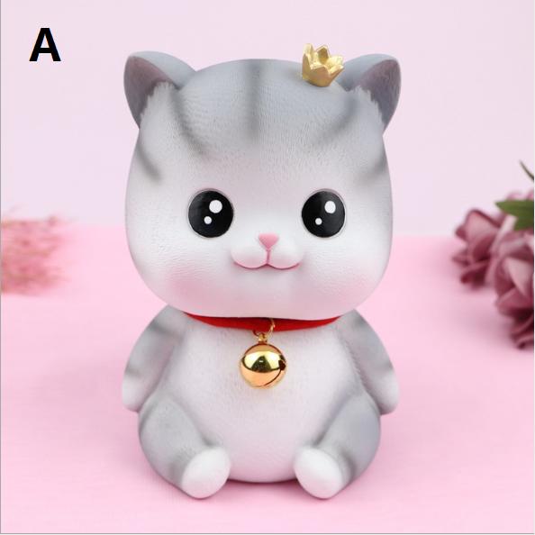 Cute Cat Bank Money Coin Saving Box Kids Christmas Gift Secret Money Storage