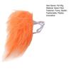 Orange Pet Wig Cat Cosplay Wig Funny Pet Wig Hair with Adjustable Elastic Bands for Halloween Christmas Party Costume Accessory