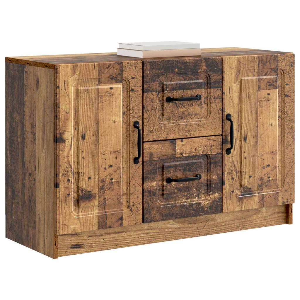 Rustic Wood Sideboard 89 x 34.5 x 57 cm Engineered Wood