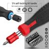 Multi-Function Screwdriver Set: Phillips, Slotted & Torx T30 with Handle