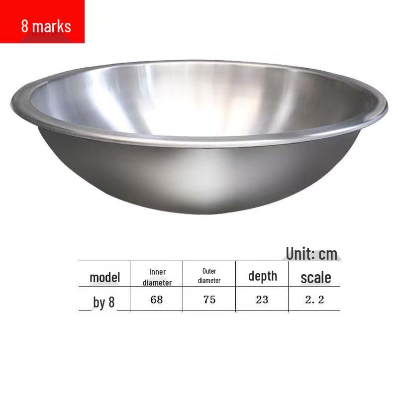 ZISIZ 304 Stainless Steel Heavy-Duty Large Stock Pot