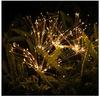 Solar LED Firework Garden Lights - Waterproof Outdoor Dandelion & Reed Decorative String Lights