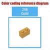 50g MOC 60593 Small Particle Building Block Accessories: 1x2x3 Window Frame with 60602