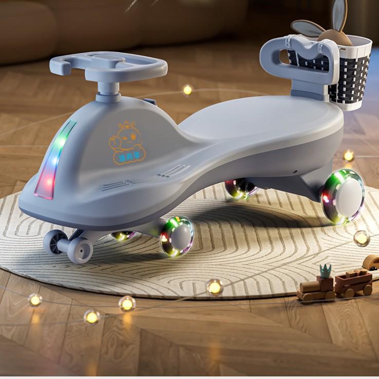 Children's Anti-Rollover Twist Car Scooter, Ages 1-18