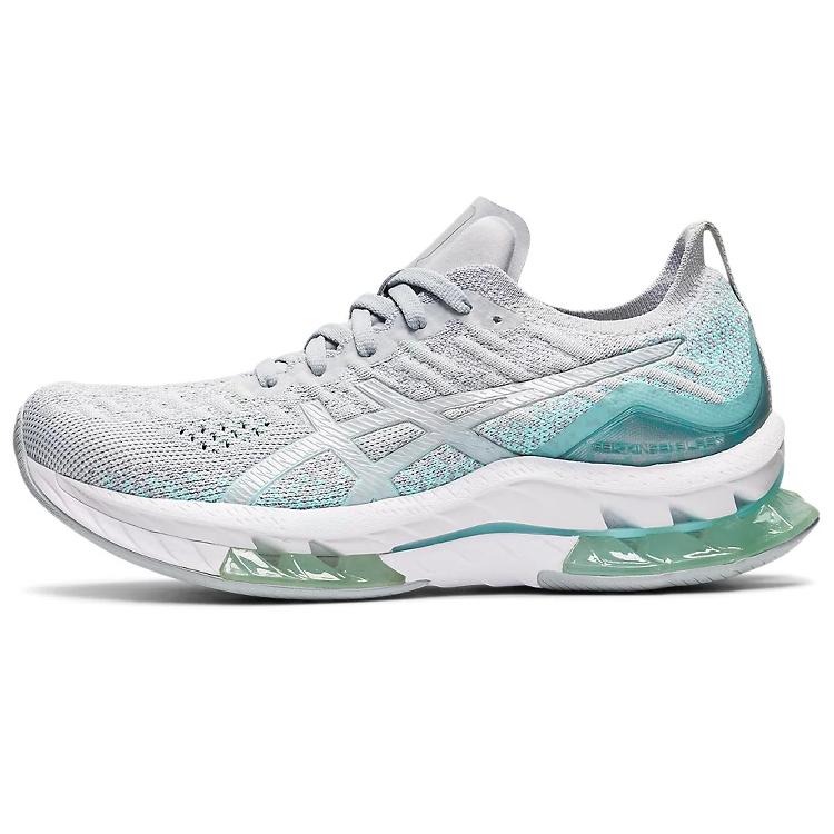 

new Asics Kinsei Blast Glacier Grey Aqua Women s 37