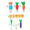 Wooden Toy Carrot Pulling Game Color Sorting Matching Puzzle for Party Favors