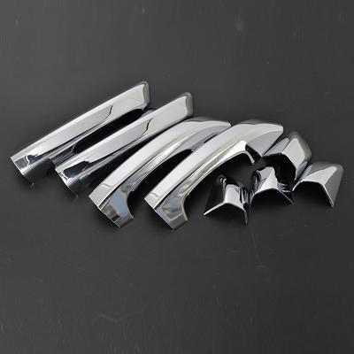 For SEAT Alhambra Second Generation 2010-2018 Car Door Handle BOWL CUP Cover,chrome Silver Cover Trim 2011 2012 2013 2014