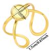 1Pcs Open Adjustable Stainless Steel Heart Sun Leaf Rings Diy Cabochons Silver/Gold Ring For Women Men Handmade Supplies