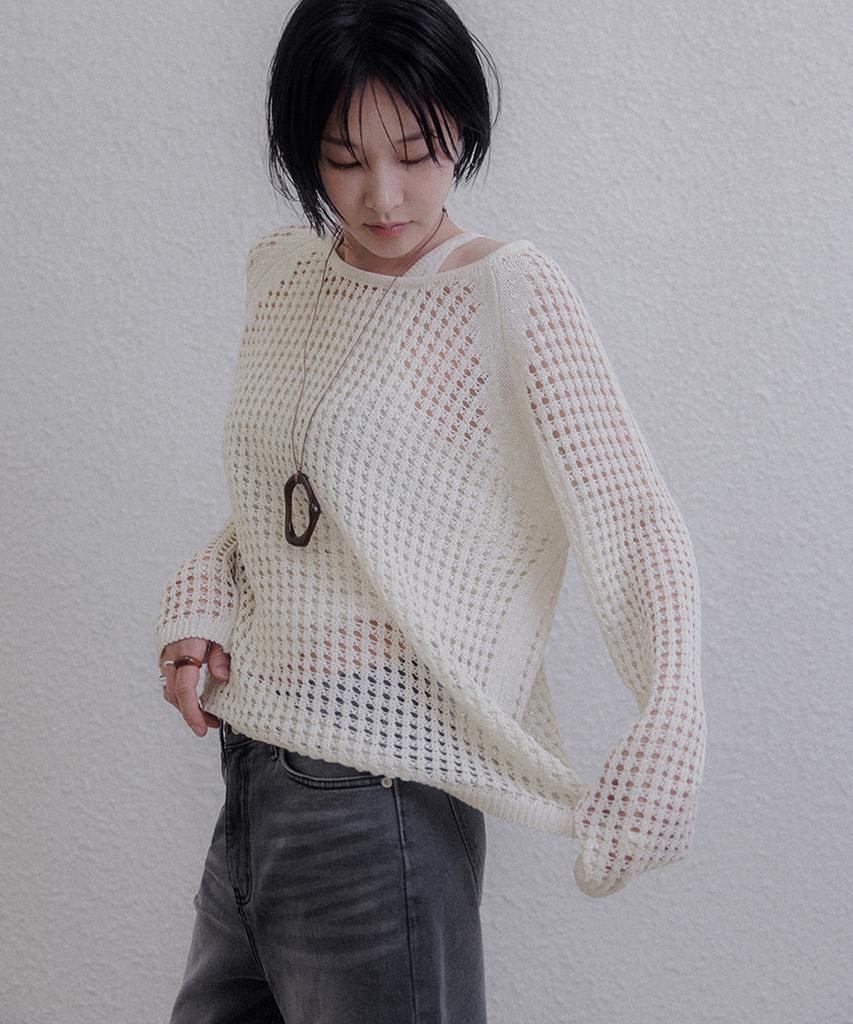 Memua Tense Raglan Linen Knit
