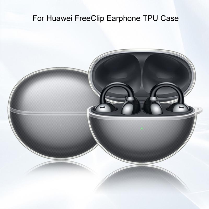 Compatible for Freeclip Shockproof Wireless Earphone Sleeve Impact-resistant Soft Housing Anti Dust Washable Guard Cover