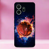Basketball Sport Phone Case For TCL NxtPaper 70 Pro 5G Painted TPU Black Back Cover Soft Silicone Funda Screen Protector Film