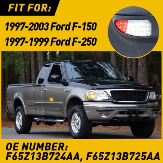 2X LED Interior Door Panel Courtesy Light Set For 97-03 Ford F150 97-99 F250 EXV