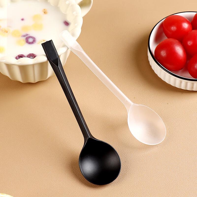 Disposable Plastic Dessert & Soup Spoons