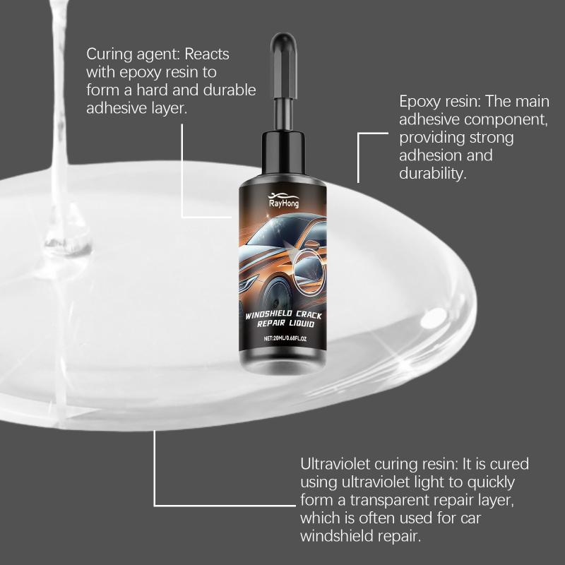 Windshield Crack Repair Fluid Car Window Repair Resin Windscreen Scratch Crack Restore Fluid Glass Curing Glue Car Accessories