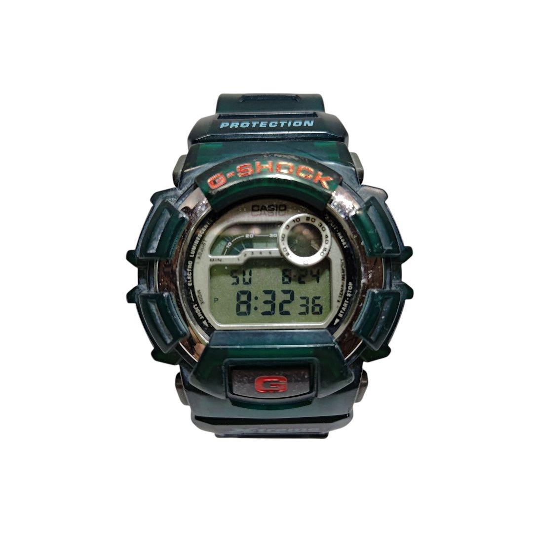 

[Б/У] Casio G-SHOCK DW-9500 Зеленый x Красный Перекрашенный