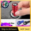 Car Stickers For Alfa Romeo Car Interior Aluminum Alloy Door Pin Lock Knob Lift Covers Lifting For Alfa Romeo 159 Giulietta Giul