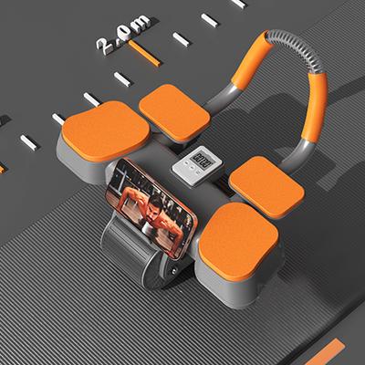 Cross-border Abdominal Wheel Automatic Rebound Abdominal Wheel Thin Belly Abdominal Muscle Exercise Equipment Home Elbow-supported Abdominal Wheel