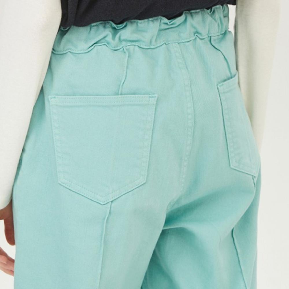  Benetton  Benetton Pin Tuck Line Wide Color Denim Pants Badp05311 Mt