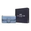 COACH Morgan Fabric Cow Leather Shoulder Bag , Crossbody Bag Small Women's Cornflower Blue (Unisex) Crossbody Bags CH150 SVM6A