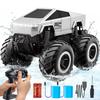 Amphibious Off-Road RC Car - Popular RC Car for Kids, 4WD Off-Road Drift, Waterproof, 2.4Ghz, 360° Rotation, LED Lights, Electric Toy Car, Birthday