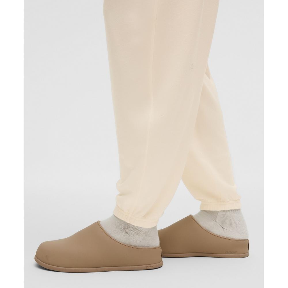 Lululemon Becalm Oversized Mid Rise Pant Coconut Ivory