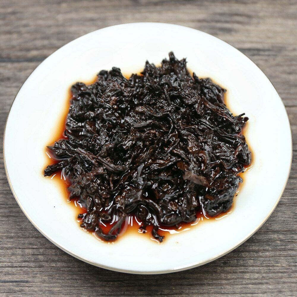 2021 Yunnan MengHai Ripe Puer Tea GongTing Compressed Chinese Shu Puerh Tea 357g