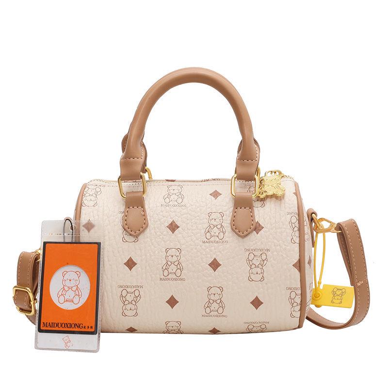 

Maiduoxiong 2024 Spring Women s Boston Handbag with Niche Design and Print Standard