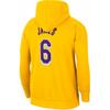 Nike X NBA Los Angeles Lakers Swoosh Essential Hooded Fashion Pullover Long Sleeve Sweatshirt Men sweatshirt Yellow DB1181-728