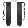 LISI HAIR Lange gerade Wrap Around Clip In Pferdeschwanz Haarverlängerung Hitzebeständige synthetische Pferdeschwanz Fake Hair