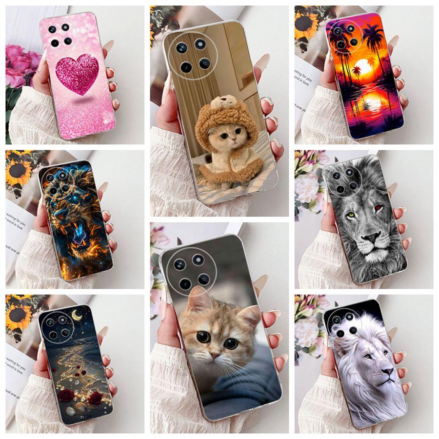 For Realme 11 4G Case Lovely Cartoon Painted Silicone Soft TPU Capa Fundas for Realme11 4G Funda Phone Coque 6.4''