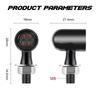 E24 Retro Mini Bullet Turn Signal Lights Blinker Indicator Lamp Integrated LED Tail Brake Daytime Running Light For Cafe Racer
