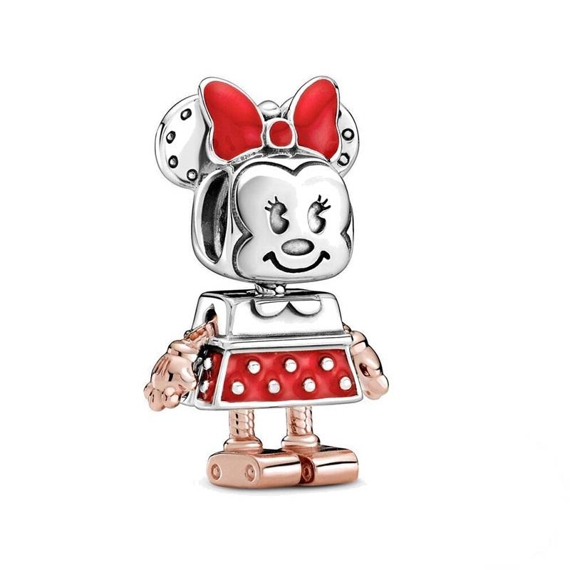 copper Do It Yourself Bead Charms Jewellery Charm Bead Charms Bracelets Mickey Minnie Princess Pumpkin Stitch Spiderman Marvel Twinkle Pandora Cute Di