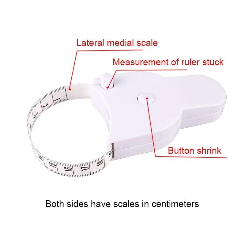 2-in-1 Automatic Tape Measure for Body Sewing - 150cm Fitness Weight Loss & Craft Centimeter Tool Kit