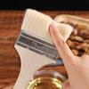 Basting Brush with Wooden Handle Heat Resistant Kitchen Oil Brush for BBQ Sauce Pastry Spreader for Pancakes